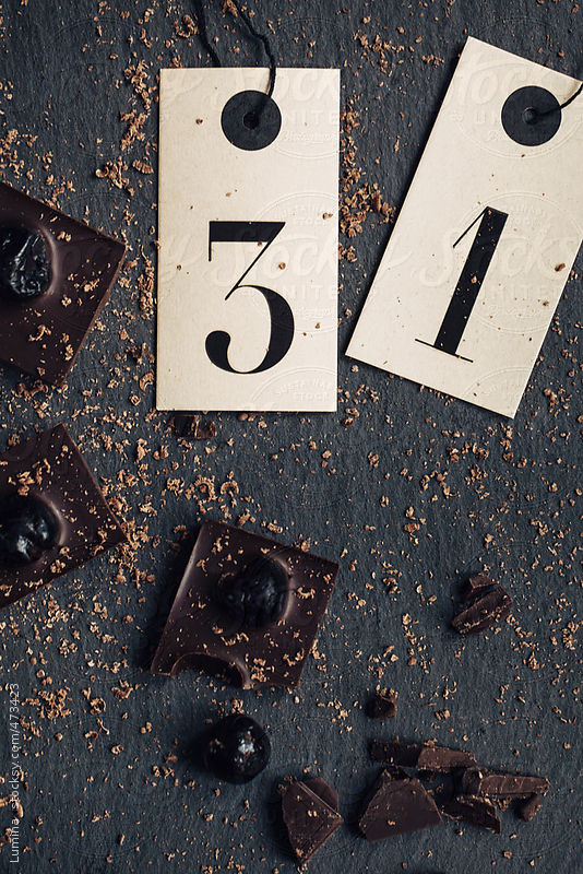 Chocolate New Year's Day by Lumina