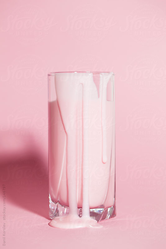 yogurt in a glass, by Danil Nevsky