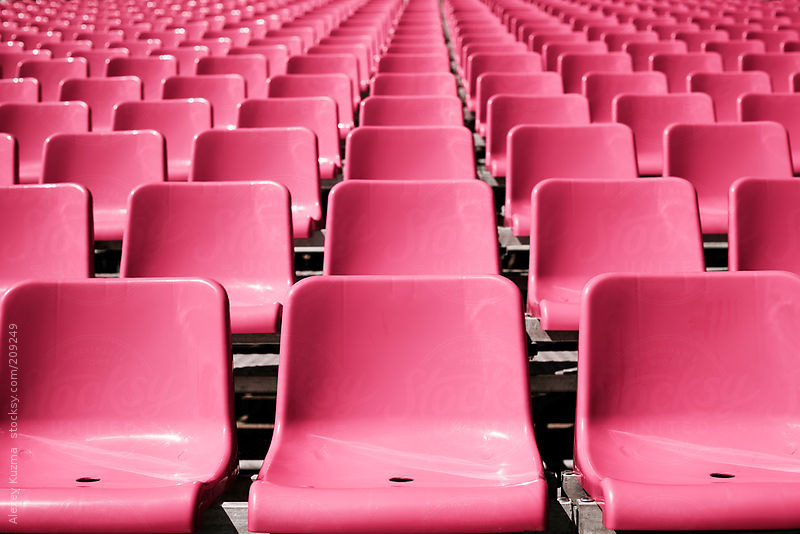 pink seats by Alexey Kuzma