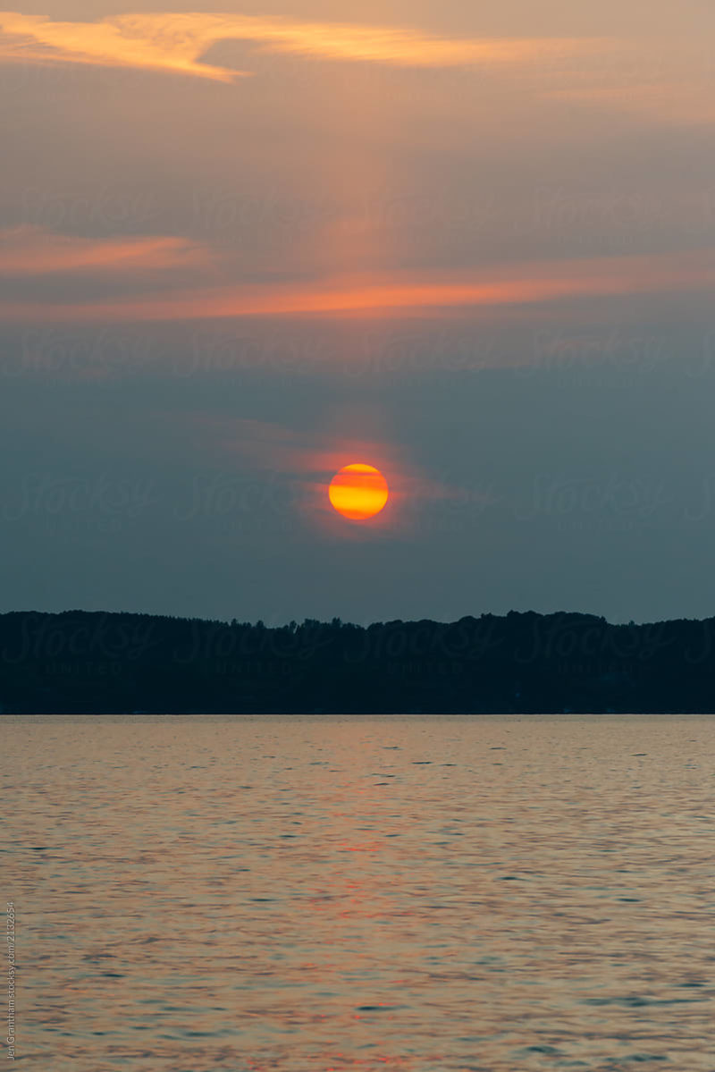 Sunset Over Kempenfelt Bay